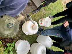 Apfelsaft pressen | Janusz Korczak Förderschule Welzheim