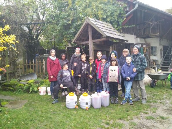 Apfelsaft pressen | Janusz Korczak Förderschule Welzheim